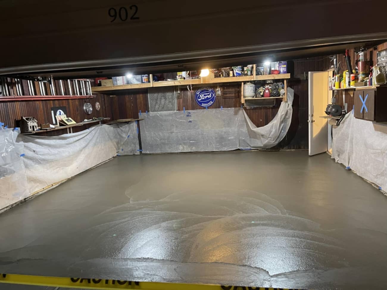concrete basement floor for Milwaukee client