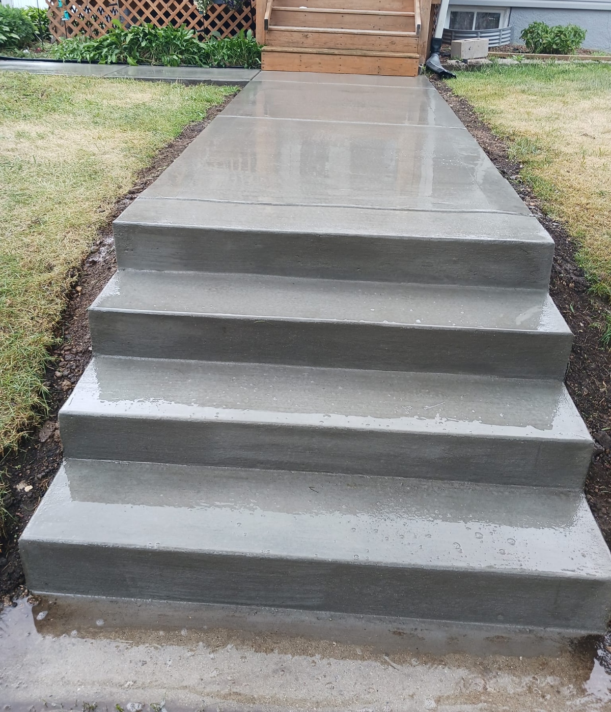 concrete stairs